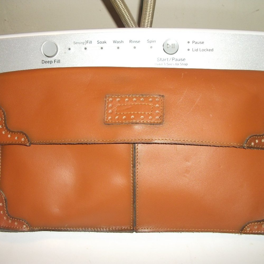 Vintage H.L.C. Genuine Leather clutch